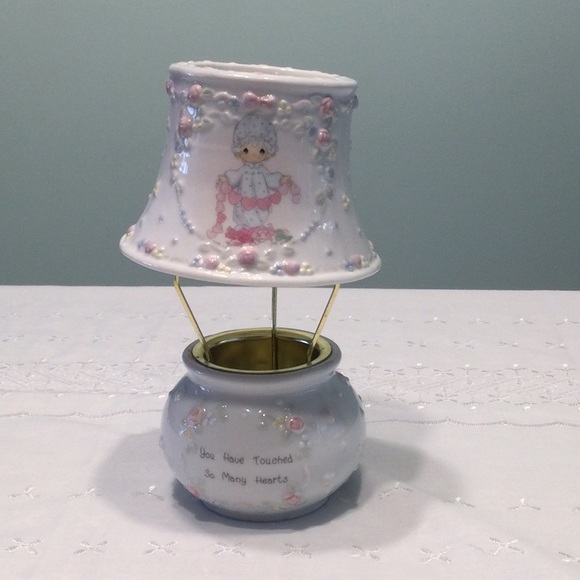 Precious Moments Other - Precious Moments Porcelain Candle Wax or Oil Burner Two Pieces